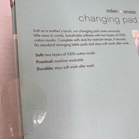 RARE Brand New Aden & Anais Changing Pad Cover 8702 Up, Up Away HTF - Picture 7 of 10